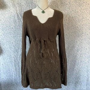 Y2K Taupe Sweater